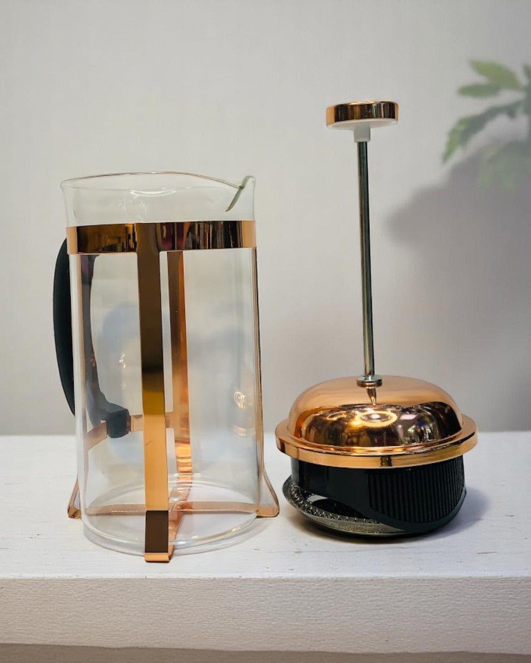 ☕✨ Prensa Francesa 600 ml – Edición Rose Gold ✨☕