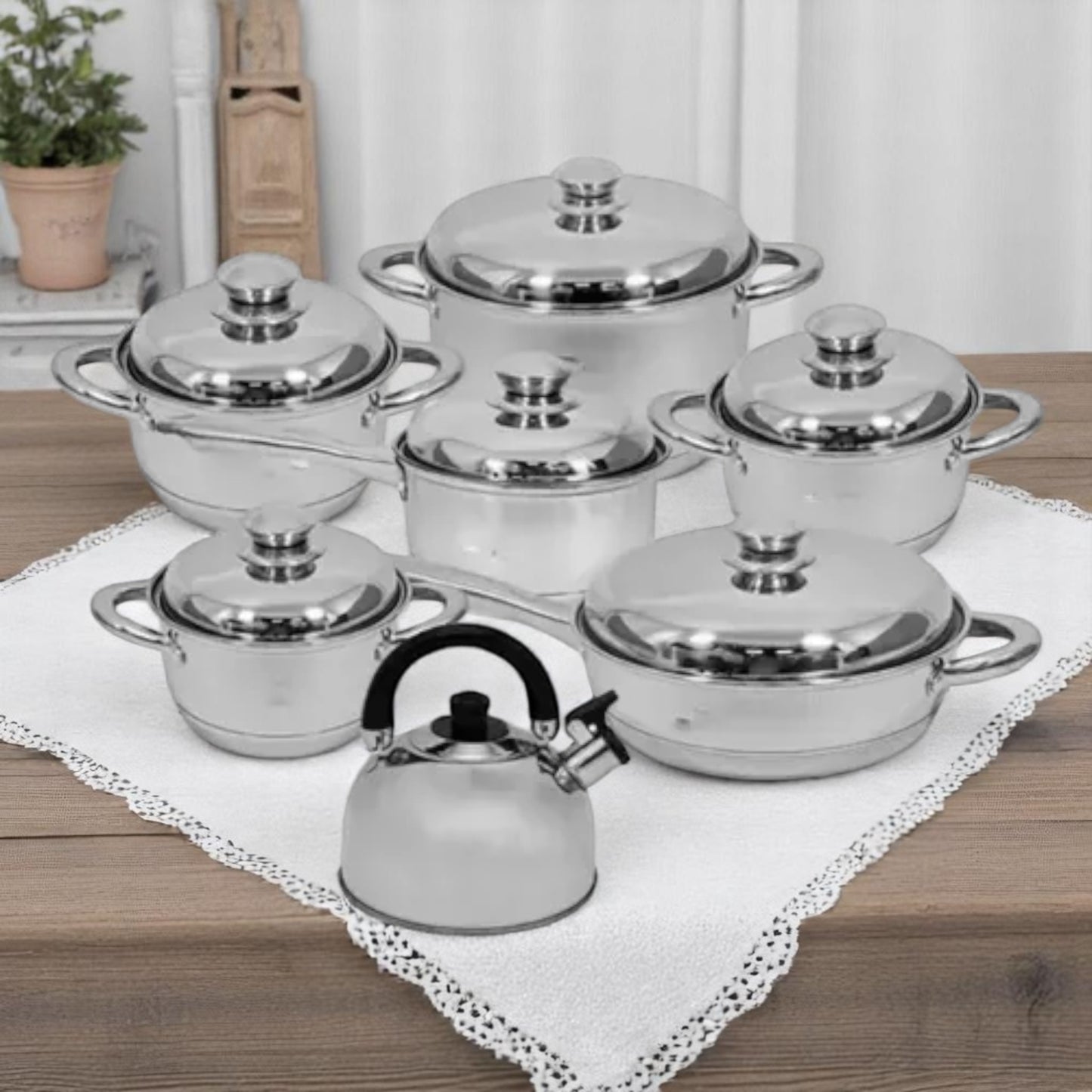 🍲 Set de Ollas Nobelsound – 13 Piezas Premium 🔥