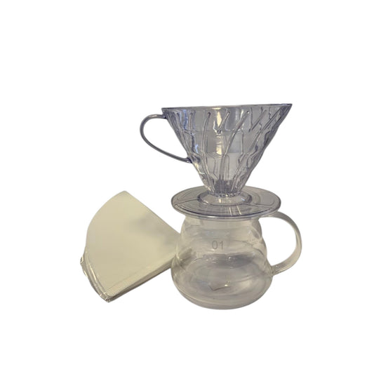 ☕✨ Combo Dripper V60 Acrílico + Filtros + Servex ✨☕