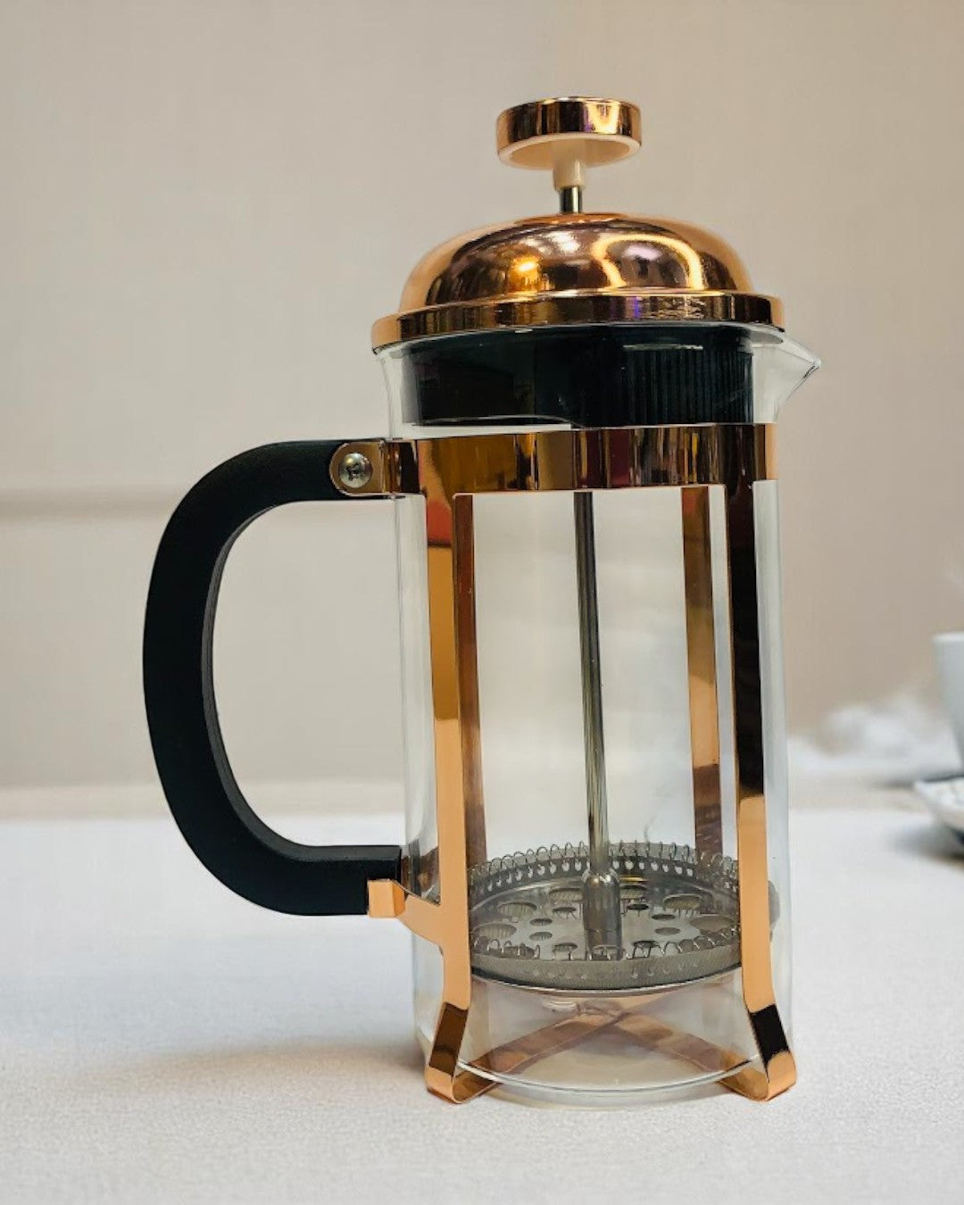 ☕✨ Prensa Francesa 600 ml – Edición Rose Gold ✨☕