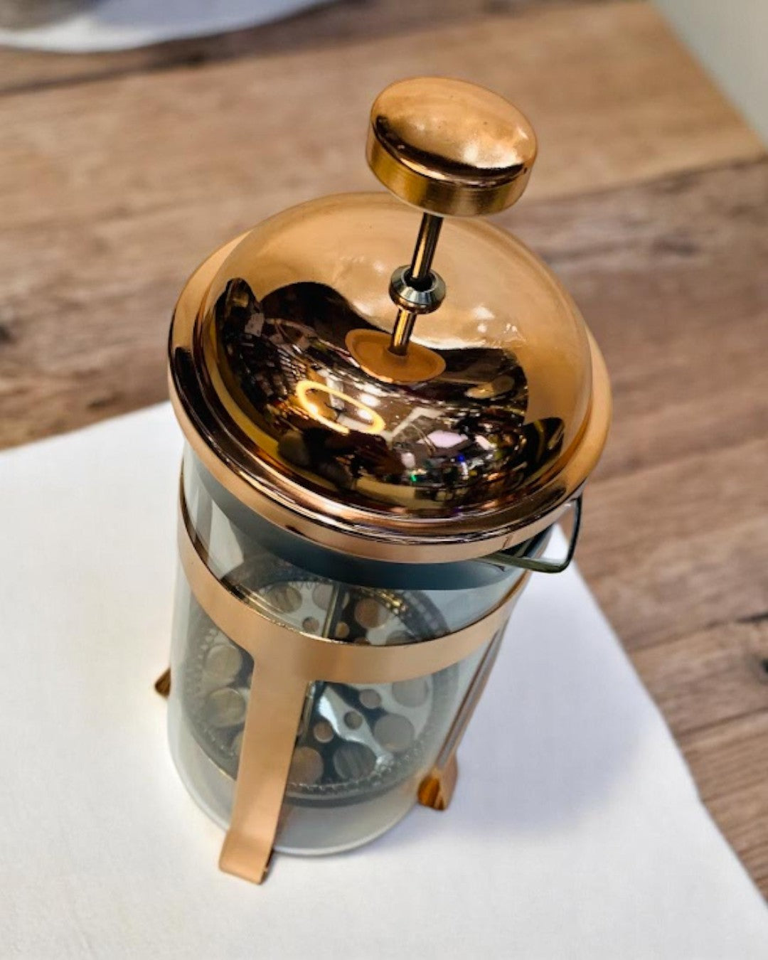 ☕✨ Prensa Francesa 600 ml – Edición Rose Gold ✨☕